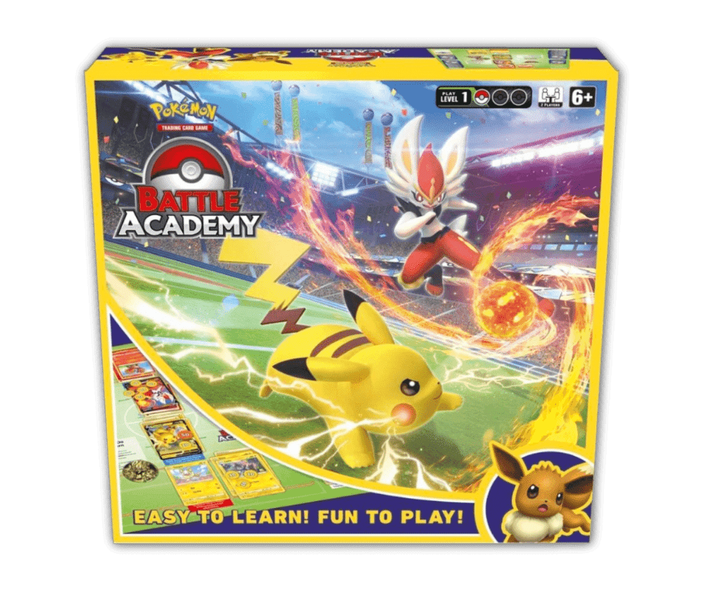 Pokémon Trading Card Game Battle Academy (Cinderace V, Pikachu V & Eevee V) - TCG Best Value Collectibles