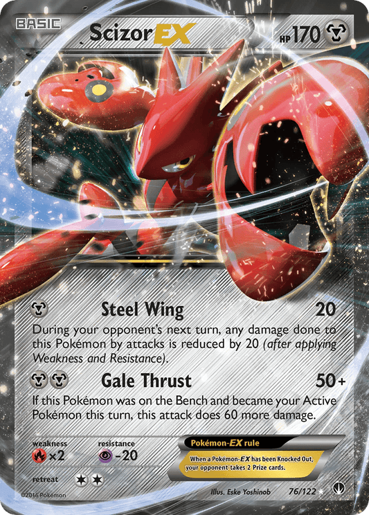 Scizor EX 76/122 XY: BREAKpoint - TCG Best Value Collectibles