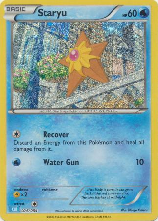 Staryu CLB 004/034 Classic Collection - TCG Best Value Collectibles