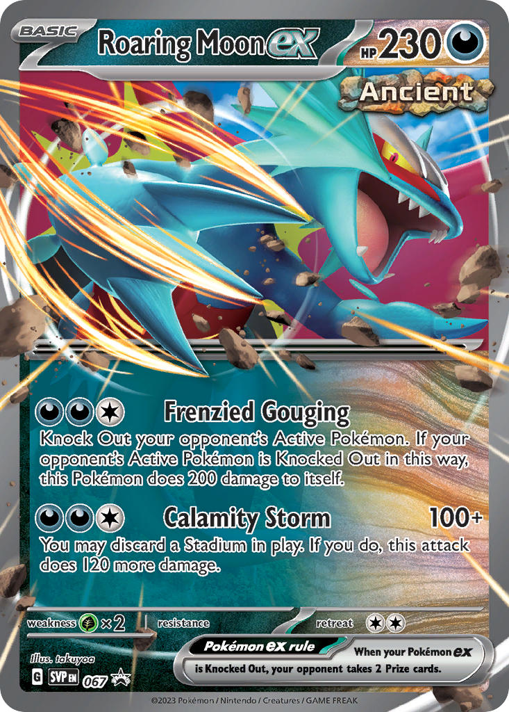 Roaring Moon ex 067 Scarlet & Violet: Black Star Promos