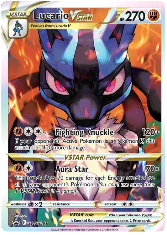 Lucario VSTAR SWSH291 Sword & Shield: Black Star Promos